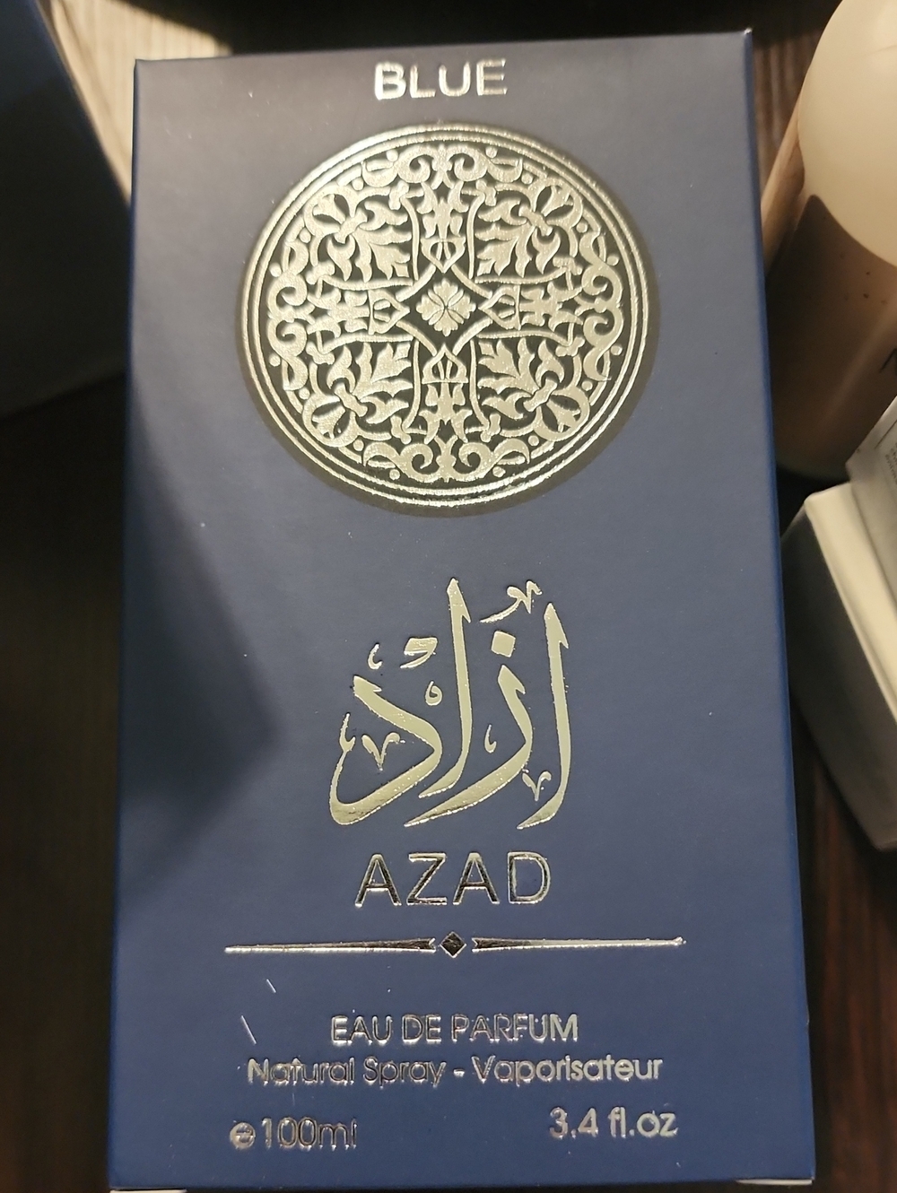 AZAD Blue Eau de Parfum - Navy Blue & Silver